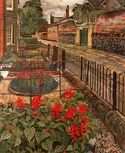 Gardens in the Pound Stanley Spencer